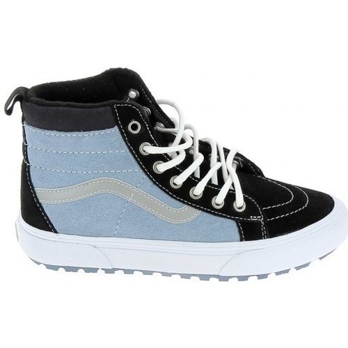 Schuhe Mädchen Sneaker Vans SK8 Hi Reflective C Bleu Noir Blau