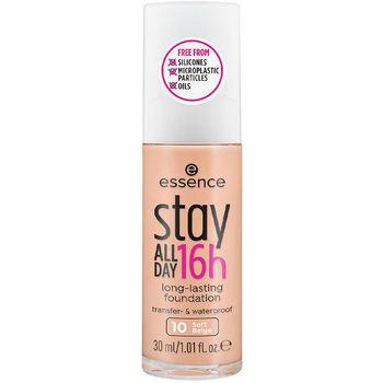 Beauty Make-up & Foundation  Essence Stay All Day 16h Long-lasting Maquillaje 10-soft Beige 