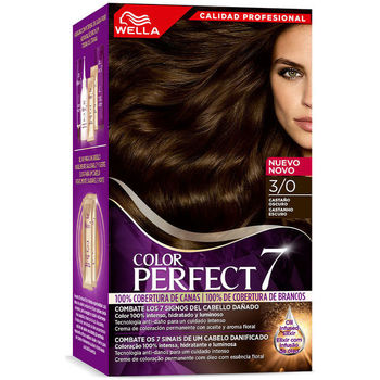Wella Color Perfect 7  Haarfärbung 100% Cobertura De Canas 3/0-marrón Oscur