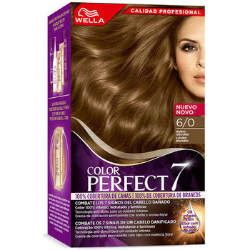 Beauty Damen Haarfärbung Wella Color Perfect 7 100 % Grauabdeckung 6/0-dunkelblond 6 St 