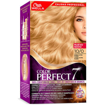 Wella Color Perfect 7  Haarfärbung 100% Cobertura De Canas 10/0-rubio Ultra