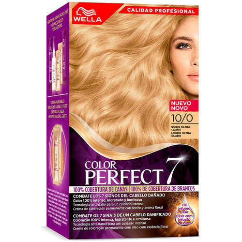 Beauty Damen Haarfärbung Wella Color Perfect 7 100 % Grauabdeckung 10/0-ultrahellblond 