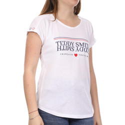 Kleidung Damen T-Shirts & Poloshirts Teddy Smith 31014148D Weiss