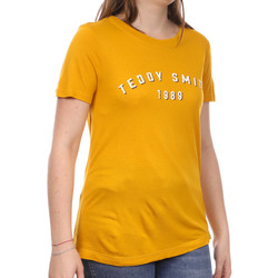 Kleidung Damen T-Shirts & Poloshirts Teddy Smith 31014146D Gelb
