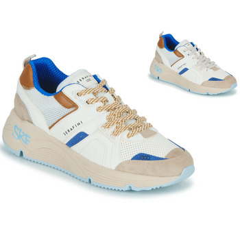 Schuhe Herren Sneaker Low Serafini TOKYO Weiss / Blau / Braun