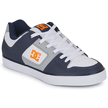 Schuhe Herren Skaterschuhe DC Shoes PURE Grau / Weiss / Orange