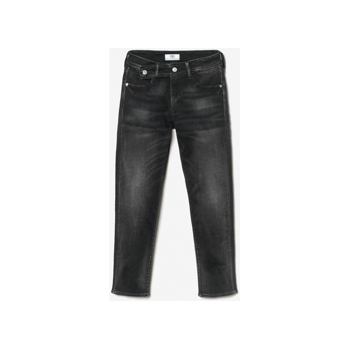 Kleidung Damen Jeans Le Temps des Cerises Jeans regular 400/17 mom High Waist 7/8 Schwarz