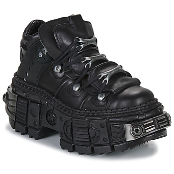 Schuhe Derby-Schuhe New Rock M-WALL106-C8 Schwarz
