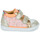 Schuhe Mädchen Sneaker High Shoo Pom BOUBA EASY CO Silbern / Korallenrot