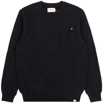 Kleidung Herren Sweatshirts Rvlt Revolution Regular Crewneck Sweatshirt 2731 - Black Schwarz