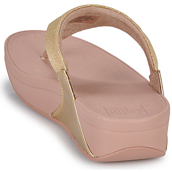 FitFlop LULU SHIMMERLUX TOE-POST SANDALS Rosa / Gold