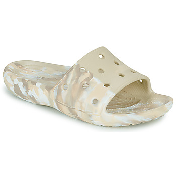 Schuhe Damen Sandalen / Sandaletten Crocs Classic Crocs Marbled Slide Beige / Marmor
