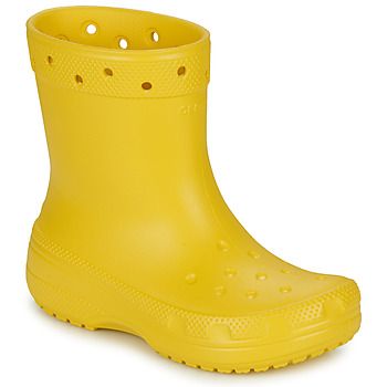 Schuhe Damen Boots Crocs Classic Rain Boot Gelb