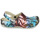 Schuhe Pantoletten / Clogs Crocs Classic Retro Resort Clog Schwarz / Multicolor