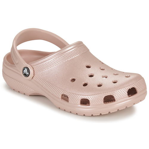 Schuhe Damen Pantoletten / Clogs Crocs Classic Shimmer Clog Beige / Glitterfarbe