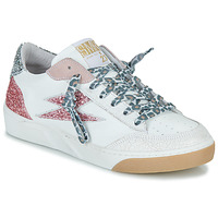 Schuhe Damen Sneaker Low Semerdjian TALINE-9337 Weiss / Silbern / Rosa