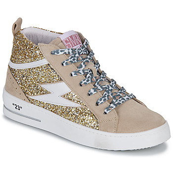 Schuhe Damen Sneaker High Semerdjian GIBRA-9399 Gold / Beige