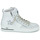 Schuhe Damen Sneaker High Semerdjian MARAL-9564 Weiss / Beige / Silbern