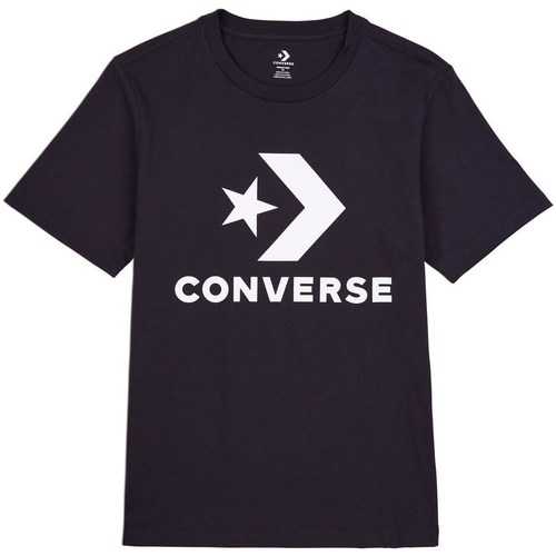 Kleidung Damen T-Shirts Converse Goto Star Chevron Schwarz