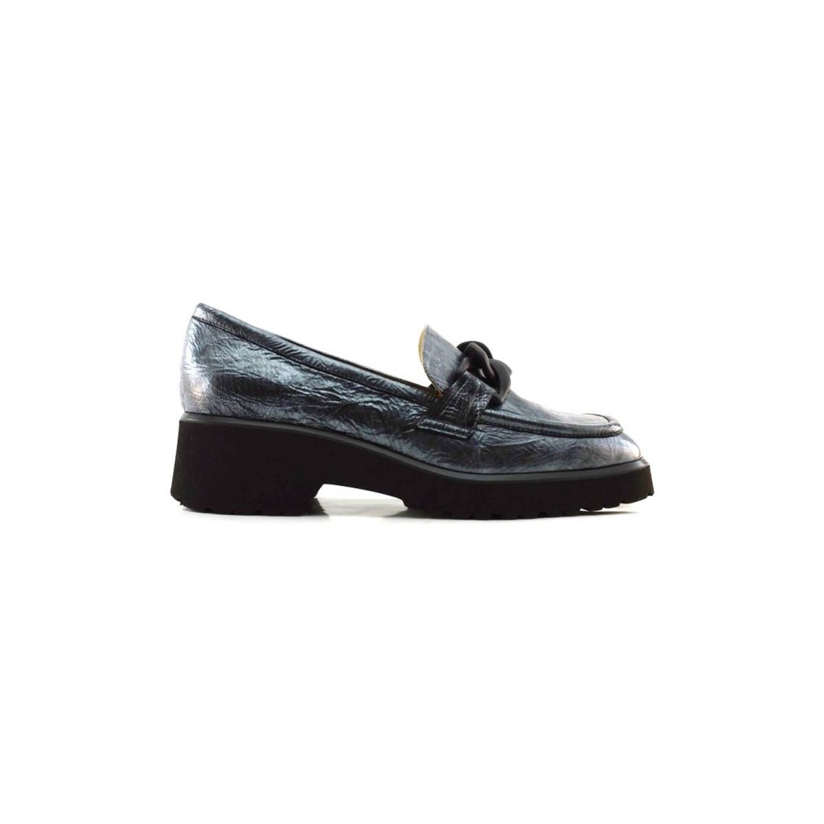 Schuhe Damen Slipper Brunate 32077 Blau