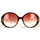 Uhren & Schmuck Damen Sonnenbrillen Gucci GG1202S 004 Sonnenbrille mit Kette Braun