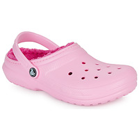 Schuhe Mädchen Pantoletten / Clogs Crocs Classic Lined Clog K Rosa