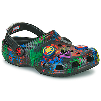 Schuhe Kinder Pantoletten / Clogs Crocs Classic Marvel Avengers Clog K Schwarz / Multicolor