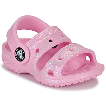 Schuhe Mädchen Sandalen / Sandaletten Crocs Classic Crocs Glitter Sandal T Rosa