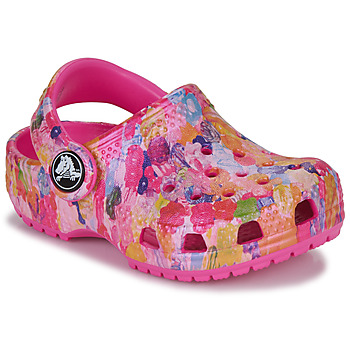 Schuhe Mädchen Pantoletten / Clogs Crocs Classic Hyper Real Clog T Multicolor