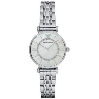Uhren & Schmuck Damen Armbandühre Emporio Armani AR1908-GIANNI T-BAR Grau