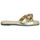 Schuhe Damen Pantoffel Only ONLMILLIE-3 PU BOW SANDAL FOIL Gold