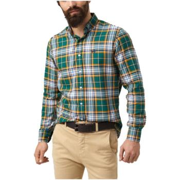 Kleidung Herren Langärmelige Hemden Altonadock  Grün