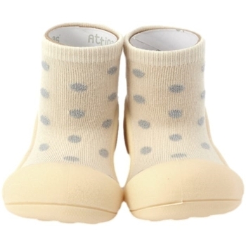 Schuhe Kinder Sneaker Attipas Dot Dot - Sparkle White Gelb