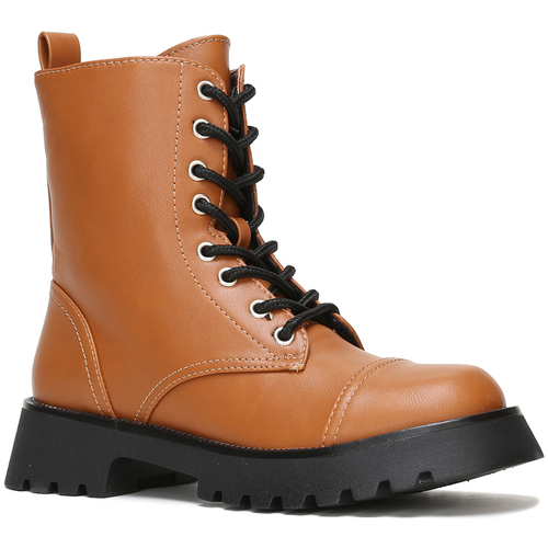 Schuhe Damen Low Boots La Modeuse 14309_P36276 Braun