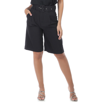 Kleidung Damen Shorts / Bermudas La Modeuse 21104_P57909 Schwarz