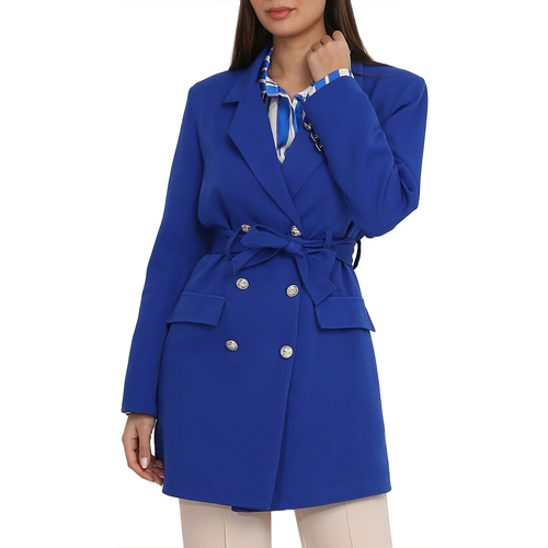 Kleidung Damen Jacken / Blazers La Modeuse 21416_P60438 Blau