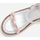 Schuhe Damen Leinen-Pantoletten mit gefloch La Modeuse 46266_P103072 Silbern