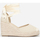 Schuhe Damen Leinen-Pantoletten mit gefloch La Modeuse 60334_P137305 Beige