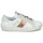 Schuhe Damen Sneaker Low Meline NKC167 Weiss / Gold