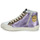 Schuhe Damen Sneaker High Meline NKC1151 Gold / Violett