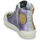 Schuhe Damen Sneaker High Meline NKC1151 Gold / Violett