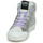 Schuhe Damen Sneaker High Meline NCK322 Silbern / Lila