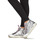 Schuhe Damen Sneaker High Meline NCK322 Silbern / Lila