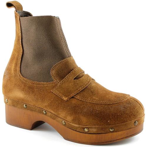 Schuhe Damen Low Boots Latika LAT-I22-41018C-MA Braun