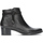 Schuhe Damen Low Boots Fluchos FLÜSSIGE STIEFELETTEN ALEGRIA D8889 Schwarz