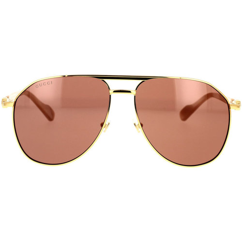 Uhren & Schmuck Herren Sonnenbrillen Gucci -Sonnenbrille GG1220S 003 Gold