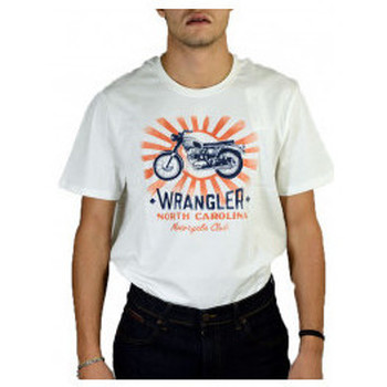 Kleidung Herren T-Shirts & Poloshirts Wrangler AMERICANA TEE Weiss