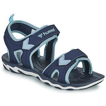 Schuhe Kinder Sportliche Sandalen hummel SANDAL SPORT JR Marine / Blau