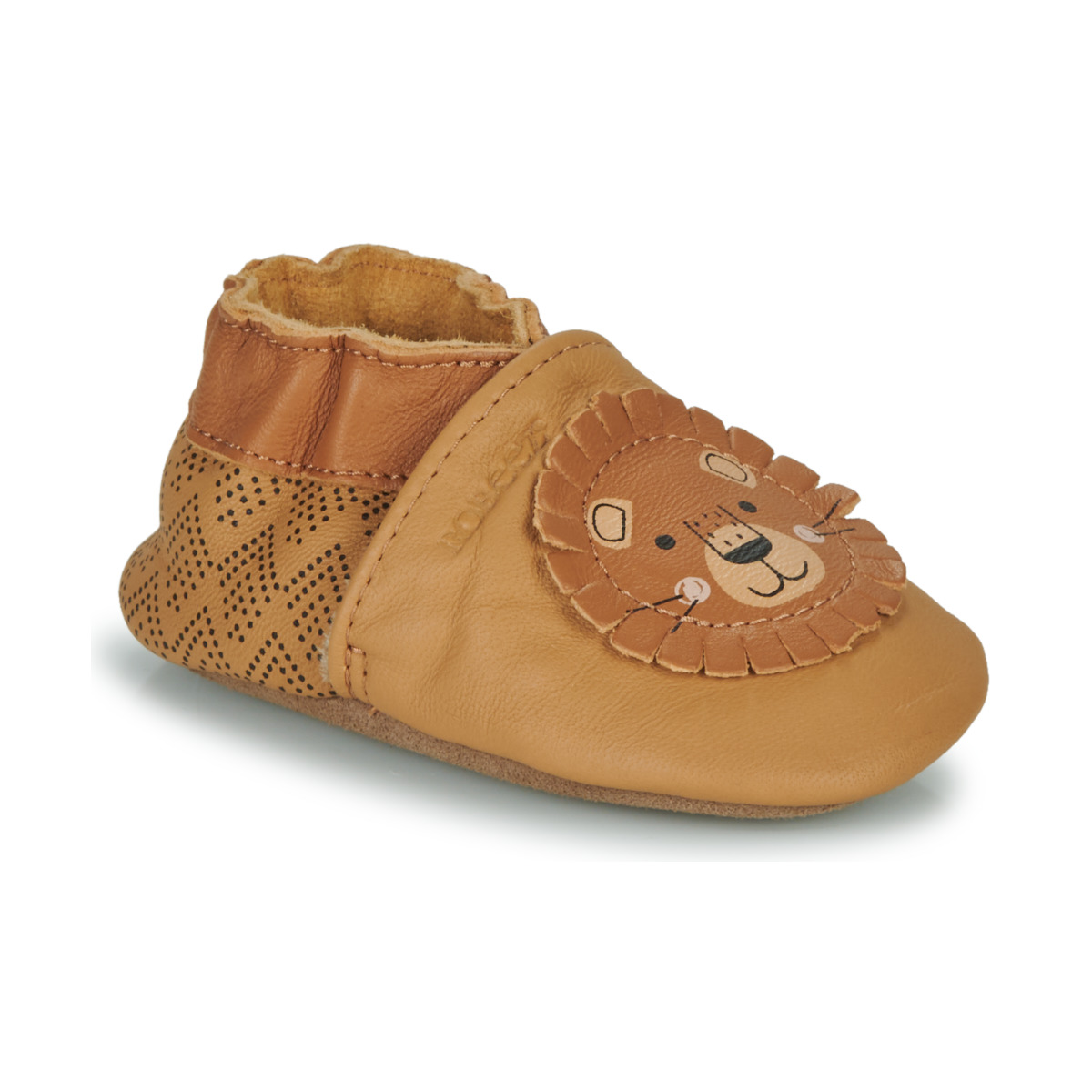 Schuhe Kinder Hausschuhe Robeez GROOAR Camel