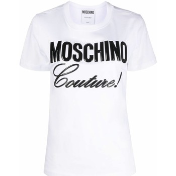 Kleidung Damen T-Shirts & Poloshirts Moschino  Weiss